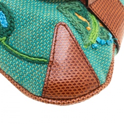 مملوكة مسبقًا حقيبة كلتش غوتشي سلسلة هورسبيت توم فورد إصدار محدود قماش متعدد الألوان