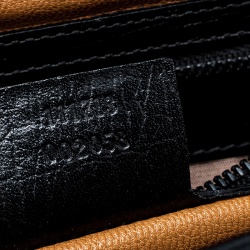 Pre Owned Gucci Black Leather Bamboo Bullet Satchel