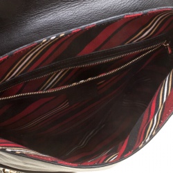 Pre Owned Gucci Black Leather Britt Messenger Bag