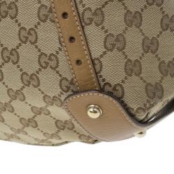 Pre Owned Gucci Monogram Large Pelham Tote