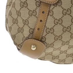 Pre Owned Gucci Monogram Large Pelham Tote