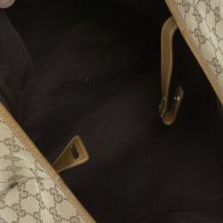 Pre Owned Gucci Monogram Large Pelham Tote