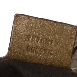 Pre Owned Gucci Monogram Large Pelham Tote