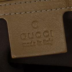 Pre Owned Gucci Monogram Large Pelham Tote