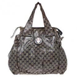 مملوكة مسبقًا Gucci Blue Guccissima Hysteria Shoulder Bag