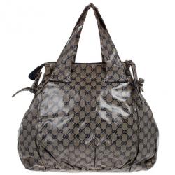 مملوكة مسبقًا Gucci Blue Guccissima Hysteria Shoulder Bag