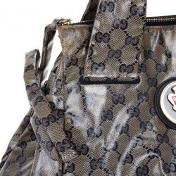 مملوكة مسبقًا Gucci Blue Guccissima Hysteria Shoulder Bag