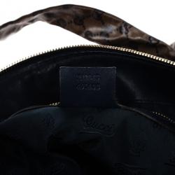 مملوكة مسبقًا Gucci Blue Guccissima Hysteria Shoulder Bag