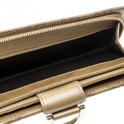 Gucci Light Brown Guccissima Leather D Ring Continental Wallet