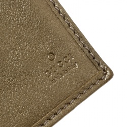 Gucci Light Brown Guccissima Leather D Ring Continental Wallet
