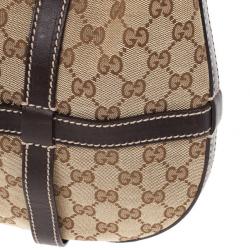 مملوكة مسبقًا Gucci Beige GG Canvas Royal Hobo