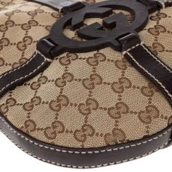 مملوكة مسبقًا Gucci Beige GG Canvas Royal Hobo
