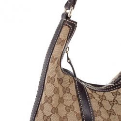 مملوكة مسبقًا Gucci Beige GG Canvas Royal Hobo