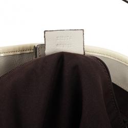 مملوكة مسبقًا Gucci Brown Monogram Guccioli Oliver Embroidery Medium Tote