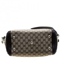 Pre Owned حقيبة غوتشي كانفاس GG بيج/بني بدلاية متوسطة