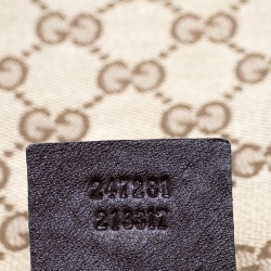 Pre Owned حقيبة غوتشي كانفاس GG بيج/بني بدلاية متوسطة