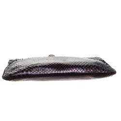 Pre Owned حقيبة كلتش غوتشي ثعبان عنابية