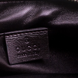 Pre Owned حقيبة كلتش غوتشي ثعبان عنابية