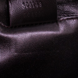 Pre Owned حقيبة كلتش غوتشي ثعبان عنابية