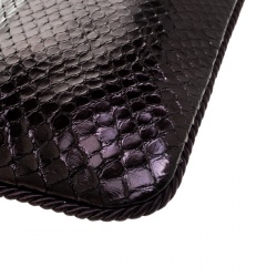 Pre Owned حقيبة كلتش غوتشي ثعبان عنابية