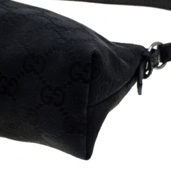 مملوكة مسبقًا Gucci Black GG Canvas Pochette Bag