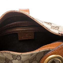 مملوكة مسبقًا حقيبة غوتشي جاكي نيلهيد صغيرة كانفاس GG سوداء