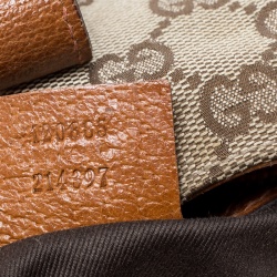 مملوكة مسبقًا حقيبة غوتشي جاكي نيلهيد صغيرة كانفاس GG سوداء