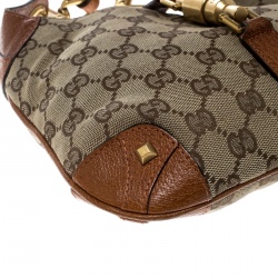 مملوكة مسبقًا حقيبة غوتشي جاكي نيلهيد صغيرة كانفاس GG سوداء