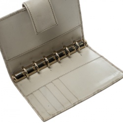Pre Owned Gucci Light Beige Guccissima Leather Agenda Cover