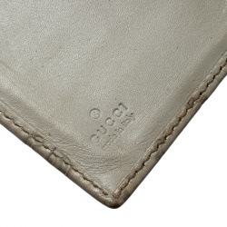 Pre Owned Gucci Light Beige Guccissima Leather Agenda Cover