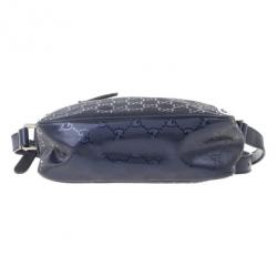 مملوكة مسبقًا Gucci Blue Guccissima Leather Crossbody Bag