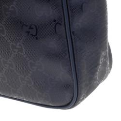 مملوكة مسبقًا Gucci Blue Guccissima Leather Crossbody Bag