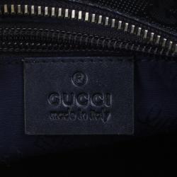 مملوكة مسبقًا Gucci Blue Guccissima Leather Crossbody Bag