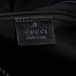 مملوكة مسبقًا Gucci Beige/Black GG Canvas and Leather Medium Full Moon Boston Bag