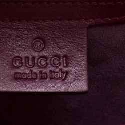 Pre Owned حقيبة عمل كلتش غوتشي ليدي لوك جلد بنفسجية