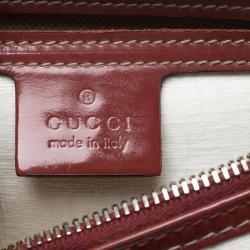 Pre Owned حقيبة غوتشي فينتيدج ويب هارت أوريجينال بوسطن كانفاس مقوى متوسطة