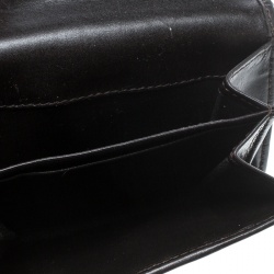 Gucci Dark Brown GG Canvas Web Compact Wallet