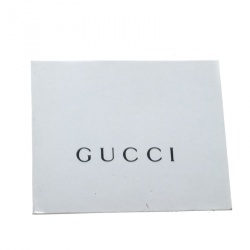 Gucci Dark Brown GG Canvas Web Compact Wallet