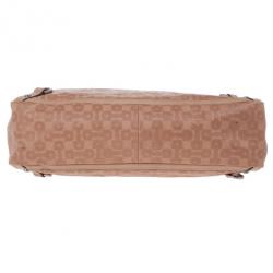 مملوكة مسبقًا Gucci Brown Horsebit Embossed Abbey East West Tote