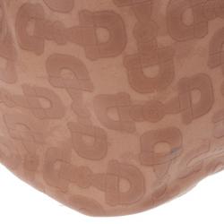 مملوكة مسبقًا Gucci Brown Horsebit Embossed Abbey East West Tote