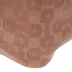 مملوكة مسبقًا Gucci Brown Horsebit Embossed Abbey East West Tote