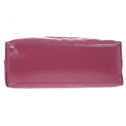 Pre Owned Gucci Pink Patent Leather Soho Tote