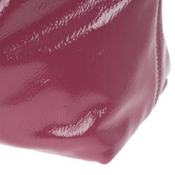 Pre Owned Gucci Pink Patent Leather Soho Tote