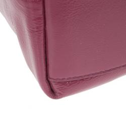 Pre Owned Gucci Pink Patent Leather Soho Tote