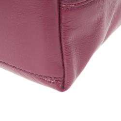 Pre Owned Gucci Pink Patent Leather Soho Tote