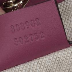 Pre Owned Gucci Pink Patent Leather Soho Tote