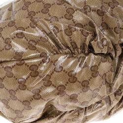 Pre Owned Gucci Crystal Monogram Hysteria Hobo