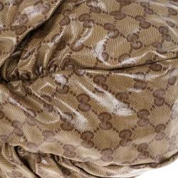 Pre Owned Gucci Crystal Monogram Hysteria Hobo
