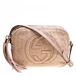 Pre Owned حقيبة كتف غوتشي سوهو ديسكو صغيرة جلد لامع أرجوانية