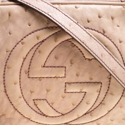 Pre Owned حقيبة كتف غوتشي سوهو ديسكو صغيرة جلد لامع أرجوانية